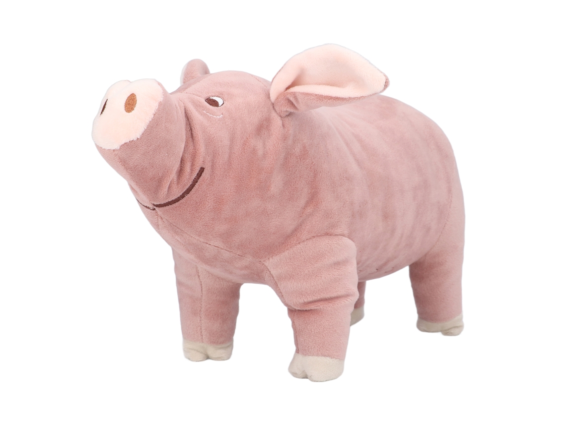 Rebe-juguete De Peluche De Cerdo Suave Almohada 15,7 Polegadas Rosa Para Escritório Casa Viagens Presente Para Crianças