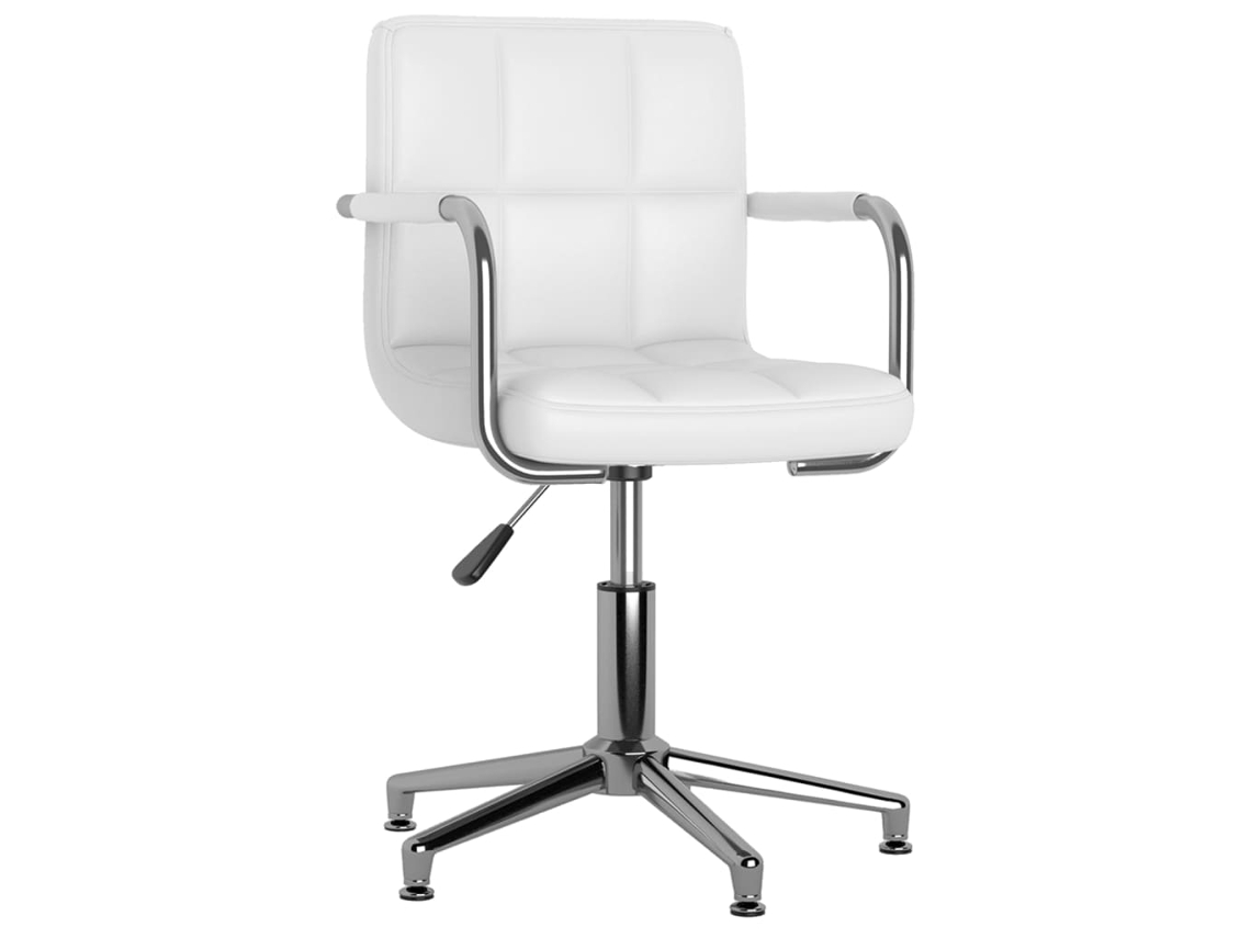 Swivel Office Chair, Swivel Office Chairs Vidaxl Branco Couro Artificial (n/a)