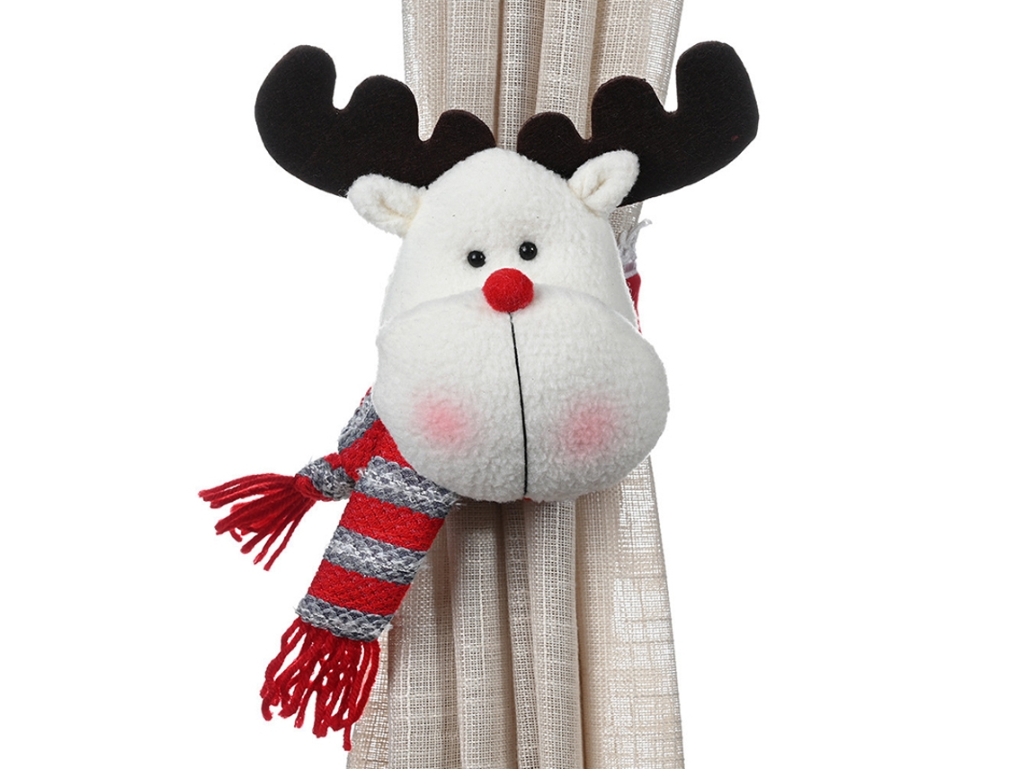 Fivela De Cortina Natalina Com Desenho De Papai Noel, Boneco De Neve E Alce Para Decoração De Sala De Estar, Quarto E Casa. Aquaforge
