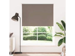 Vidaxl Cortina De Rolo Blackout, 164,4 X 230 Cm, Largura Do Tecido 160 Cm, Cor Café.