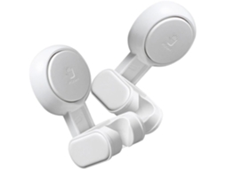 Suporte De Parede Ajustável Para Chuveiro Ultechnovo 2 Peças Com Ventosa Super Forte, Em Plástico, Para Chuveiros De