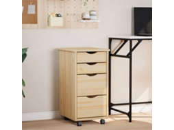 Vidaxl Gabinete Rolante Com Mesa Moss 34 X 39 X 65,5 Cm