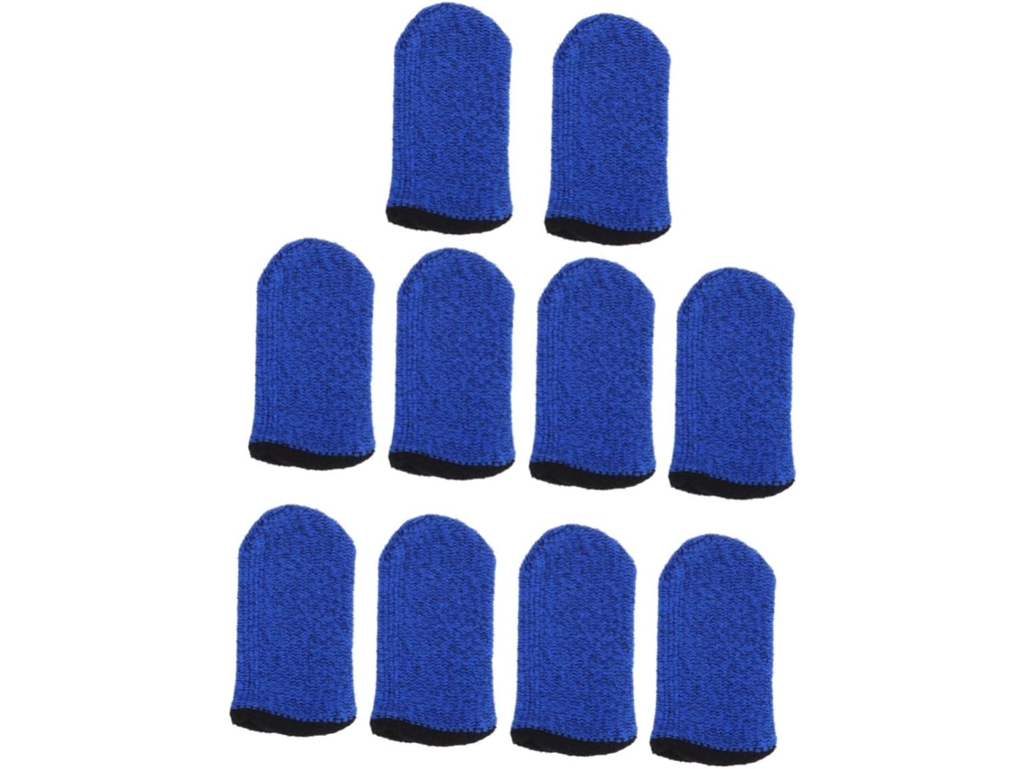 Kombuida Conjunto De 10-protetores Dedo Para Tela Sensível Ao Toque, Resistentes Ao Suor, Respiráveis E Elásticos, Para
