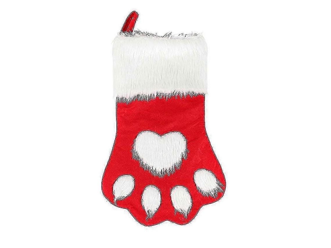 Meias De Pelúcia Penduradas Para Decoração De Natal Olysi Shop (vermelhas)