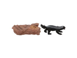 Walshlxq modelo de Paisaje de Dinossauros Juguete Estático com Plataforma Figura de Animal Plástico para Coleção e Jogo Interativo
