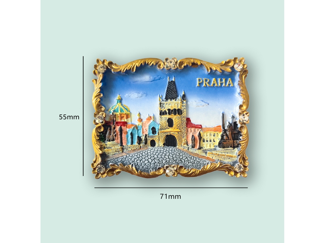 (praga, República Tcheca) Ímãs De Geladeira, Lembrancinhas Turísticas Da Cidade, Produtos Personalizados Criativos E De Alto Valor.