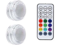 Luzes Submersíveis Led Prova Piscina Velas Bateria Vasos Controlador Mini D Água Lago GOKOCO