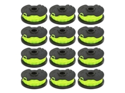Conjunto de 12 bobinas de reposição Ht19-401-004-20 para aparador de grama Hyper Tough 40V Max Ht19-