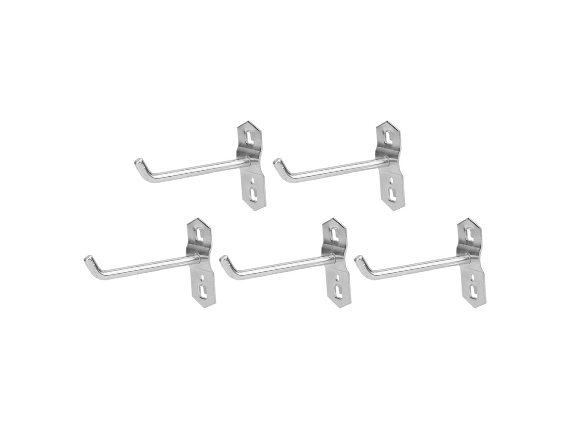 5 Peças De Gancho De Armário De Ferramentas Para Chaves E Ferramentas, Material Estante, Suporte Suspenso 75x6mm
