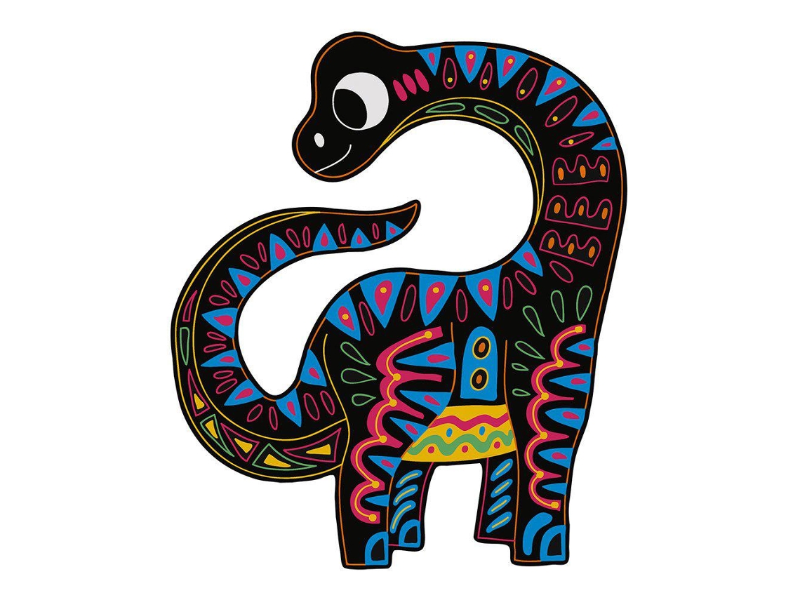 Janod Scratch Art Dinosaur Cut Outs