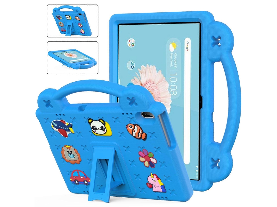 Capa Para Tablet Infantil Em Eva Resistente A Impactos Com Alça E Suporte Integrado Para Lenovo Tab M10 X605 / X505 / Tab P10 X705