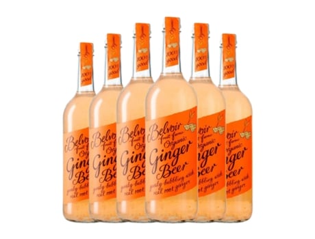 Refrescos e Mixers BELVOIR Ginger Beer Organic (0.75 L - 6 Unidades)