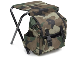 Cadeira mochila camuflada, portátil, para lazer ao ar livre, camping, caminhadas, pesca, 32*26*34cm | AQUAFORGE | AQUAFORGE
