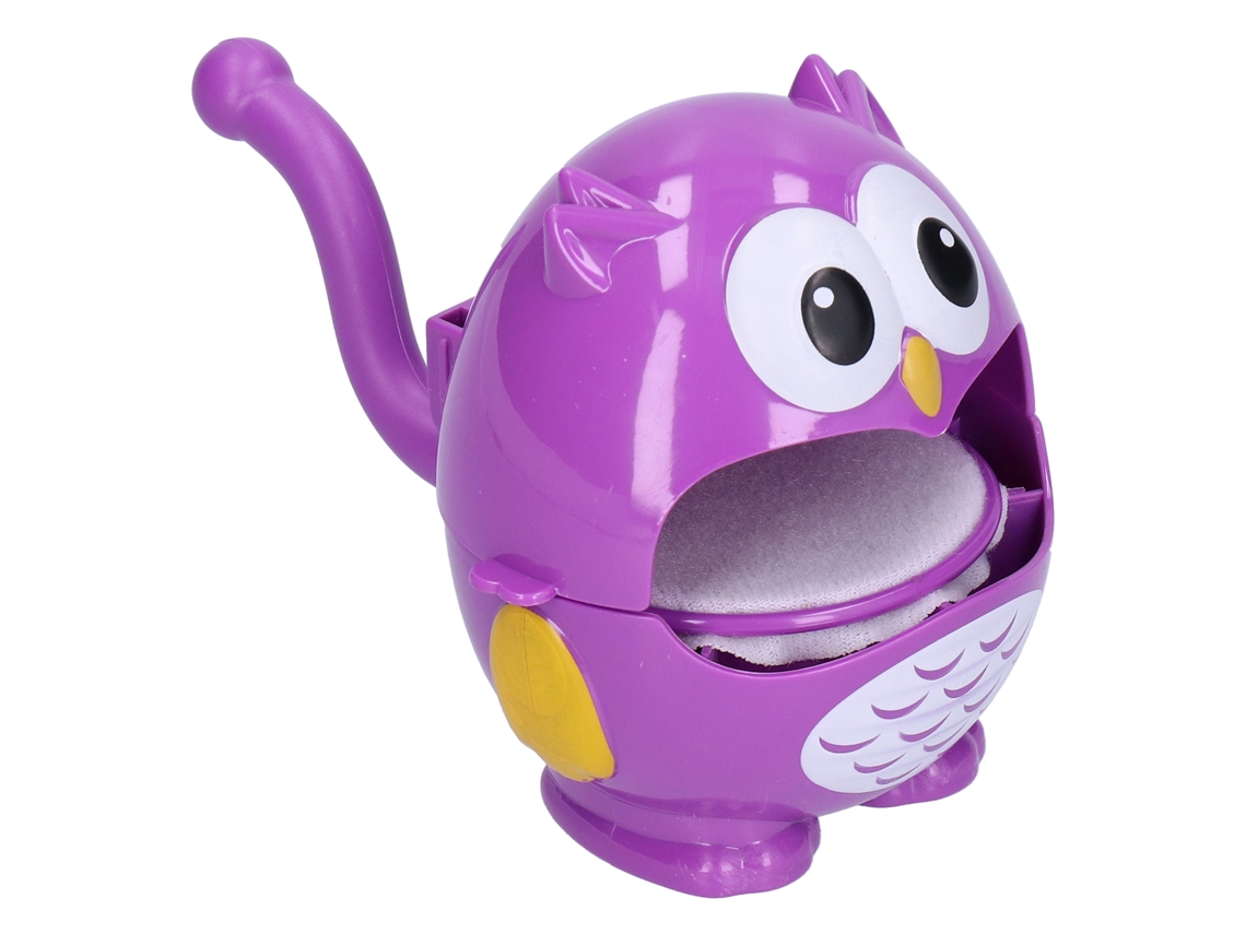 Mali brinquedo de Banho para Bebê com Bolhas de Chuveiro Forma Animal Cartoon Roxo para Crianças