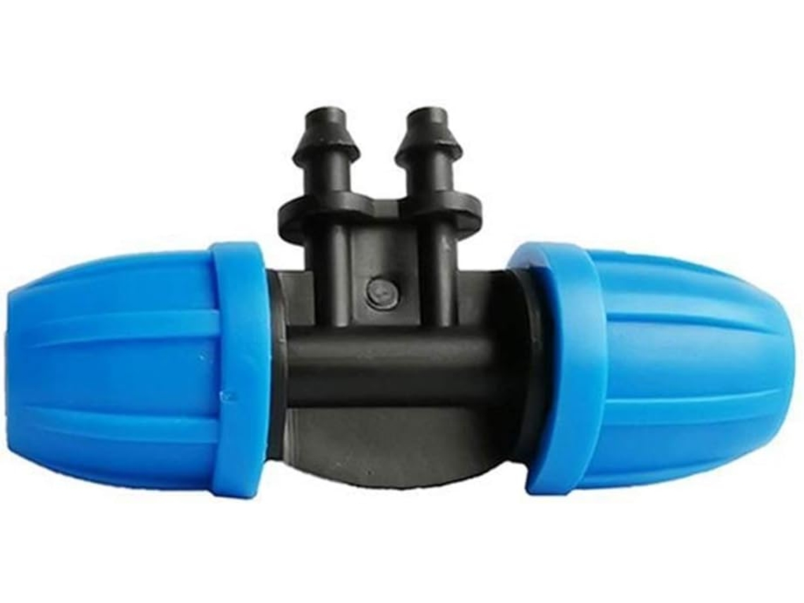 Conjunto de 5 Aspersores para Irrigação Jardim, com Conector 4 Vias 8/11 Mm 4/7 e Distribuidor Espigão