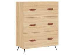 Cómoda 69,5x34x90 cm Derivados de Madeira Carvalho Sonoma MAISON EXCLUSIVE