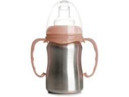 Copo De Aprendizado Thermobaby Inox 180 Ml Pêssego Ergonômico E Anti Vazamentos