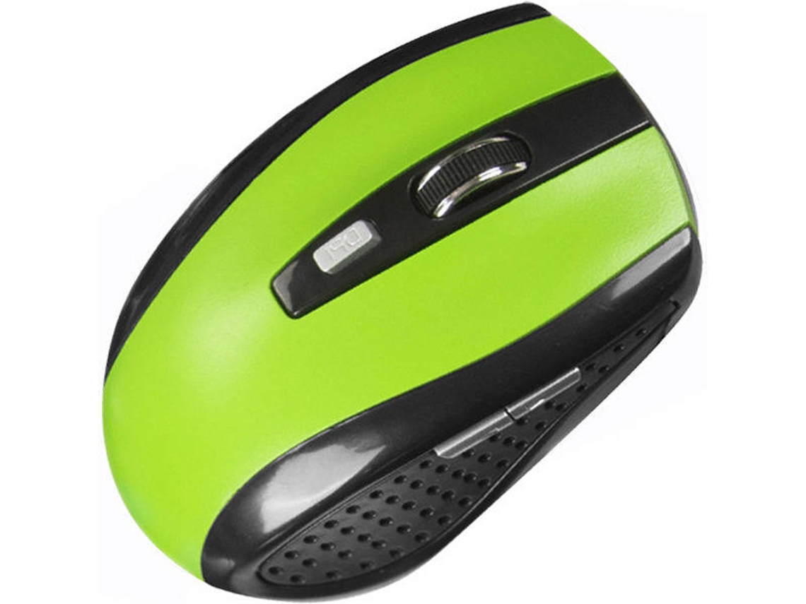 Rato GETEK 060 (Wireless - 1600 dpi - Verde)