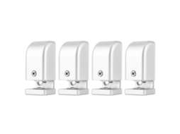 4pcs Parada de Porta Deslizante Ajustável com Rodas para Porta Automática Vidro 11 23mm | S/MARCA