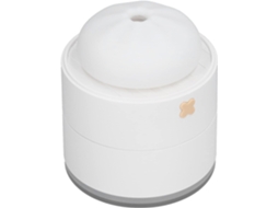 Umidificador Usb De 400ml Com Modos Ajustáveis. Design Fofo Pãozinho Vapor Para Relaxamento E