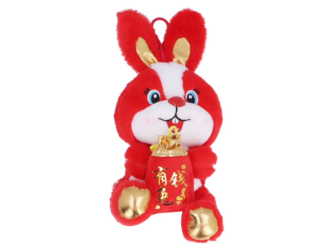 Primerox brinquedo Mascote Coelho de Pelúcia Fofo Festivo Premium Presente Perfeito de Ano Novo Tipo 5