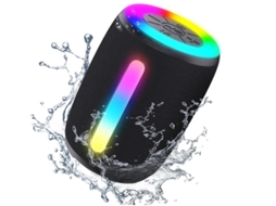 Alto Falante Bluetooth Alto Falante Portátil À Prova Dágua Ip68 Com Luzes Led Alto Falante Estéreo Sem Fio Hd De 15 W Bt5.3 Mic Função De Yizhood