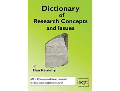 Livro A Dictionary of Research Terms and Issues de Dan Remenyi (Inglês)