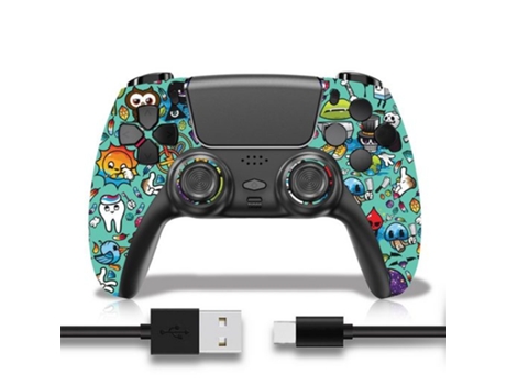 Comando PS4 KINSI Kinsi Dualshock (Wireless - Multicolorido)
