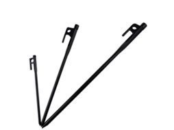 Estacas de Tenda 30 Cm, Campismo com Gancho Fixação, Leves. AQUAFORGE