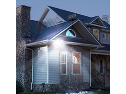 #a-luz Solar Exterior Com 3 Modos De Funcionamento, Sensor De Movimento, Controlo Remoto Solar, Lâmpada De Parede Led Para Jardim, Luz Exterior Ip65 À
