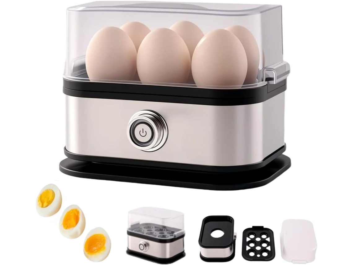 Panela Elétrica Inteligente Para Cozinhar Ovos Com Função De Desligamento Automático, Capaz De Cozinhar Até 6 Ovos