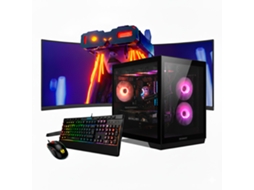 Desktop Gaming Intel I9 14900kf / Rtx 5060 / 32gb Ram / 1tb Ssd / Windows 11 Pro / Monitor Curvo 34” Qhd 165hz / Astraneo Negro