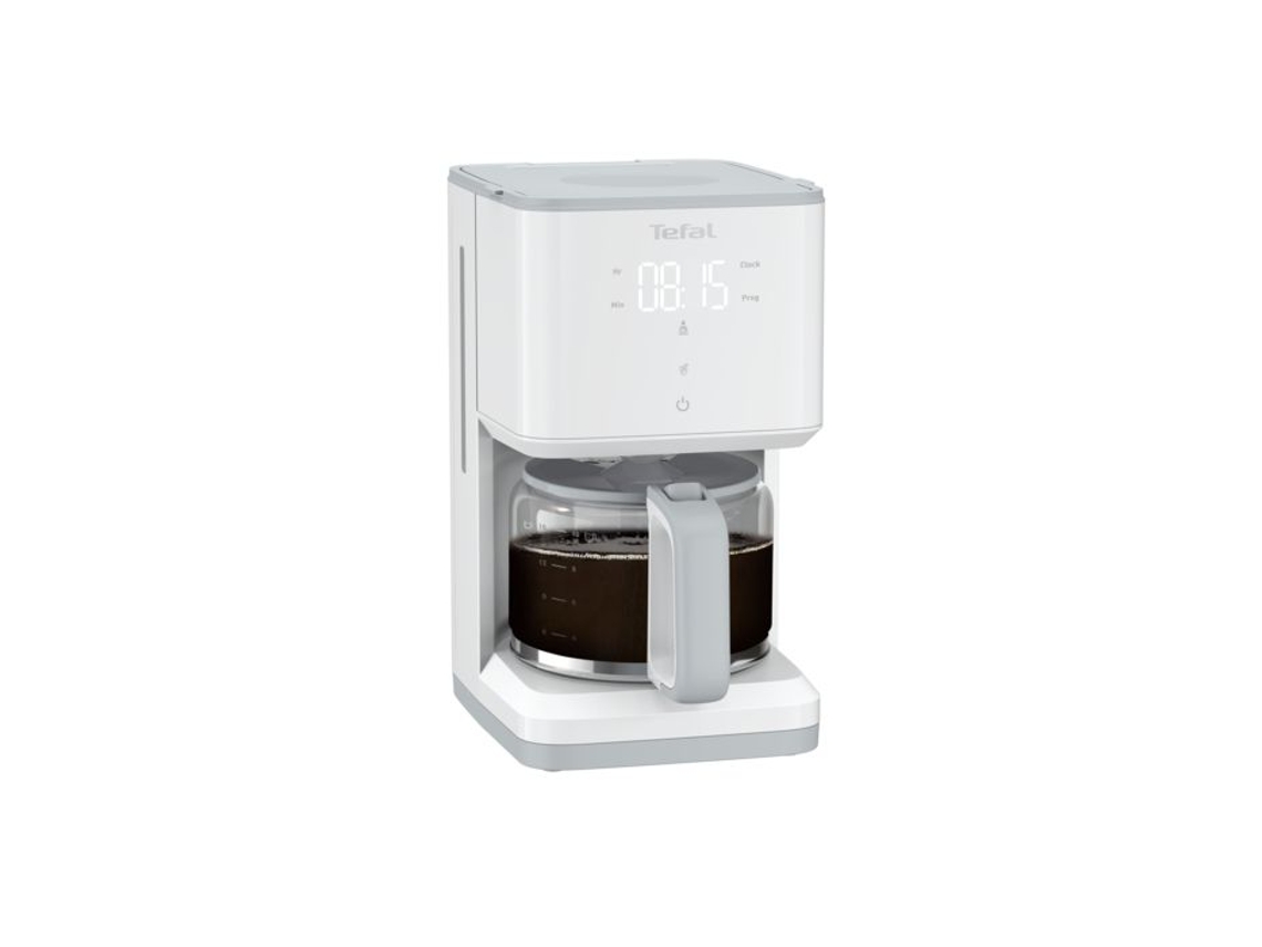 Cafeteira Filtro Programável Tefal Sense Branca 15 Xícaras, 1,25l Cm693110