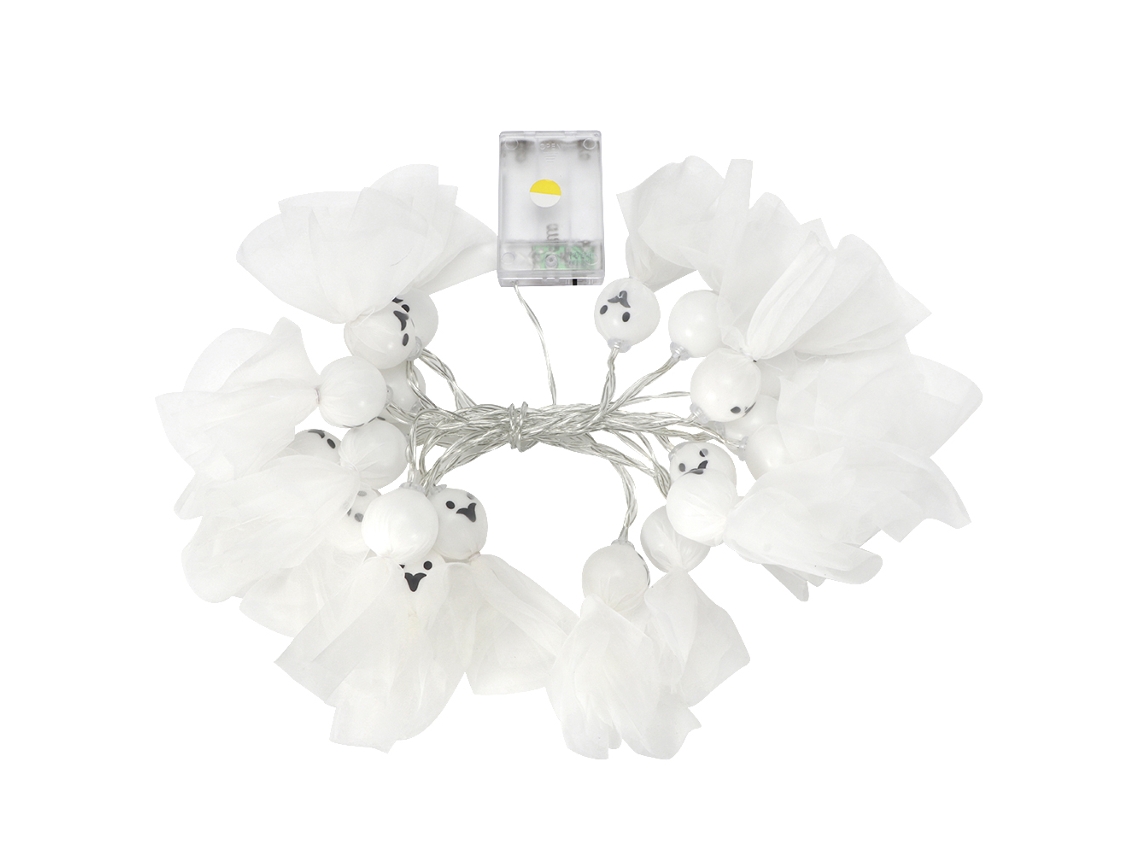 Luzes De Fio 20led Bateria 3m Decorativa Halloween Festa
