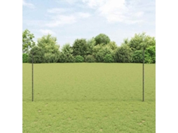 Vidaxl Cerca Hexagonal Com Poste 10 X 1,4 M Aço Revestido De Pvc Malha