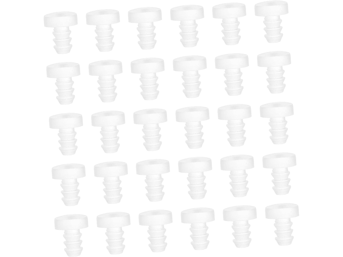 Homoyoyo 50 Peças Protetores De Borracha Antiderrapantes Com Furo 5mm Para Móveis, Cadeiras E Mesas De Jardim