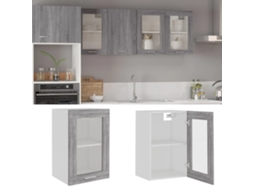 Vidaxl Armário Suspenso “lyon” 40x31x60 Cm Cinzento Sonoma