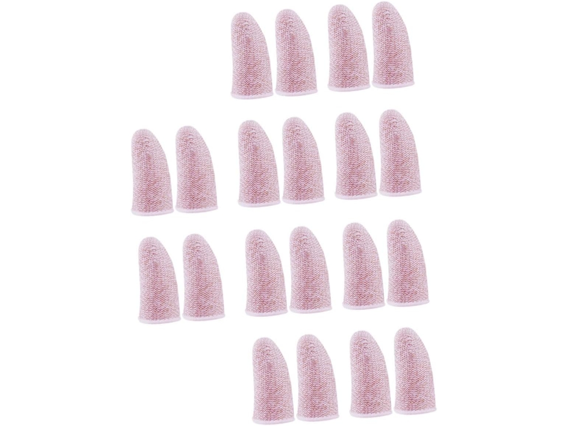 Mobestech Kit Com 13 Pares De Protetores Dedo Para Jogos, Capas De Fibra Para Telas Sensíveis Ao Toque, Protetores De