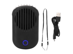 Eyelashes Dryer Fan Mini Portable Bladeless Nail Art Blower Black