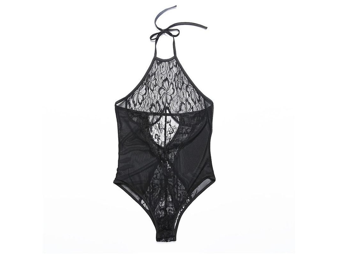2026 body Básico de Encaje para Mujer Sin Mangas Con Escote Halter, Espalda Desnuda Y Estilo Slim para Noche