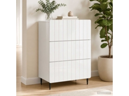 Vidaxl Gabinete De Gavetas Branco 66 X 34,5 X 92 Cm