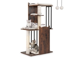 Árvore para gatos com postes de sisal, 4 plataformas, bolas e almofadas NORTHIX
