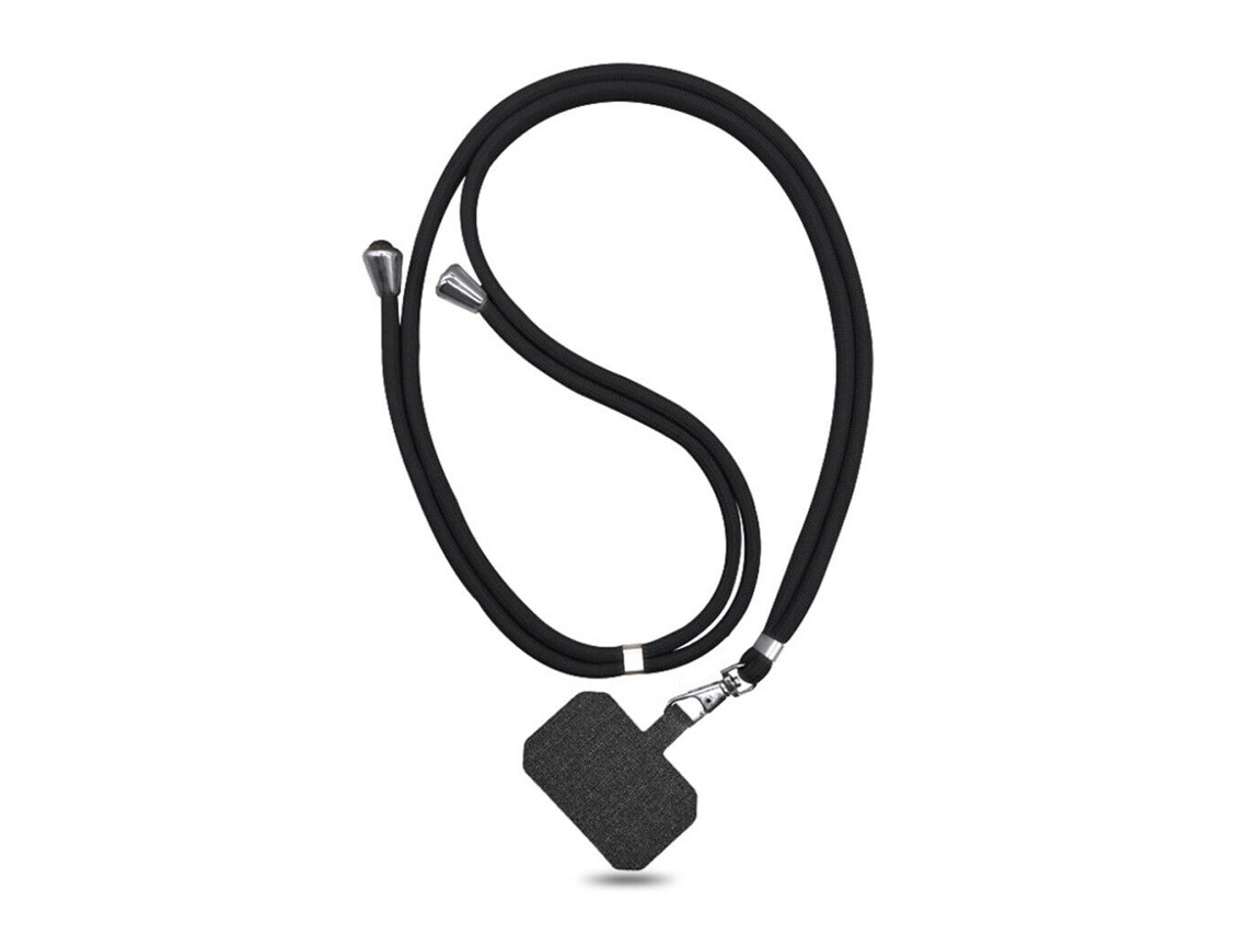Colar Com Alça Para Celular Ajustável Universal - Preto