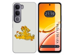 Capa Tumundosmartphone De Silicone Para Vivo Y31 5g / Y21d Com Estampa De Leão Em Desenho Animado
