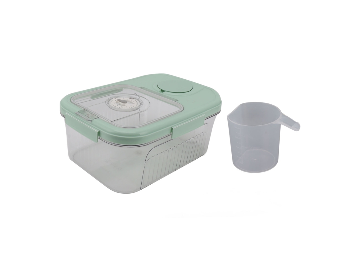 Container Arroz Airtight LAXISCREED 5kg Verde