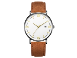 Reloj De Cuarzo Con Correa De Cuero Pu Estilo Simple Y Moderno Decoración Mano