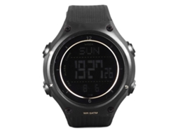 Relógio esportivo digital masculino, caixa grande, à prova d'água, estilo militar com LED.