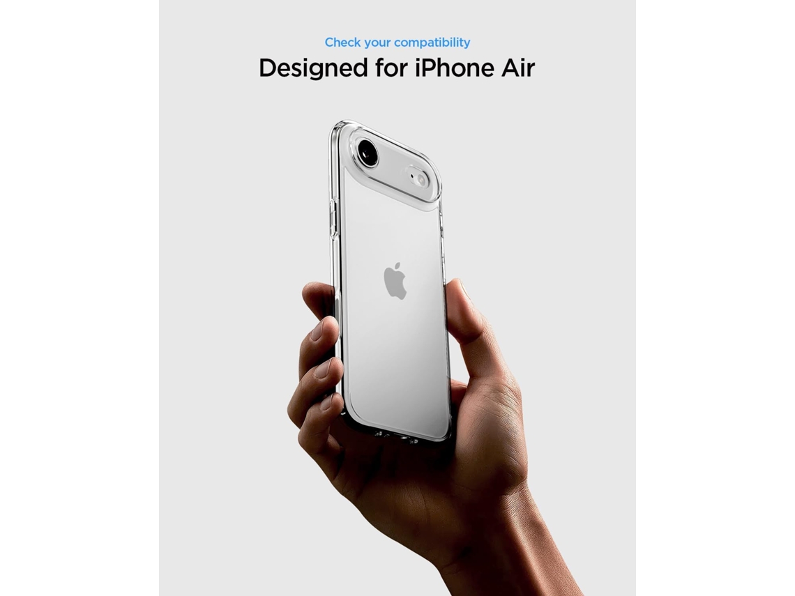 Capa Para Iphone 17 Air, sem Anel Magnético - Cristalina