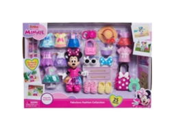 Caixa de boneca - DISNEY MINNIE MOUSE - Caixa de moda - Boneca Minnie 15 cm, 25 peças de moda e acessórios