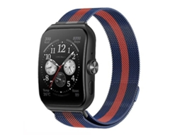Pulseira De Relógio Lurelia Para Oppo Watch 3 Pro Milanese Aço Inoxidável Metal Azul Laranja
